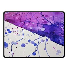 Art Painting Abstract Spots Fleece Blanket (small)