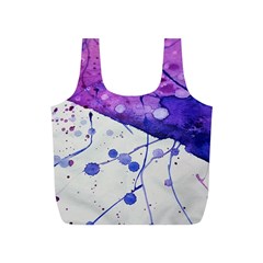 Art Painting Abstract Spots Full Print Recycle Bags (s)  by Nexatart