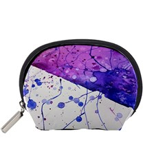 Art Painting Abstract Spots Accessory Pouches (small)  by Nexatart