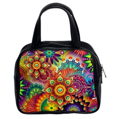 Colorful Abstract Background Colorful Classic Handbags (2 Sides) by Nexatart