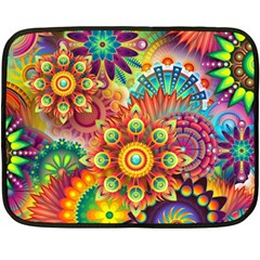 Colorful Abstract Background Colorful Fleece Blanket (mini) by Nexatart