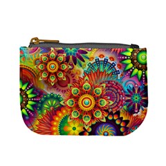 Colorful Abstract Background Colorful Mini Coin Purses by Nexatart