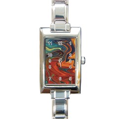 Creativity Abstract Art Rectangle Italian Charm Watch by Nexatart