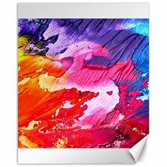 Abstract Art Background Paint Canvas 16  X 20   by Nexatart