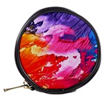 Abstract Art Background Paint Mini Makeup Bags Back