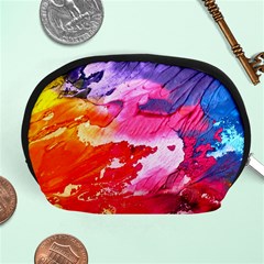 Abstract Art Background Paint Accessory Pouches (medium)  by Nexatart