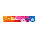 Abstract Art Background Paint Flano Scarf (Mini) Front