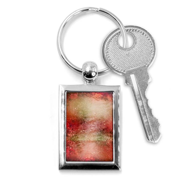 Background Art Abstract Watercolor Key Chains (Rectangle) 