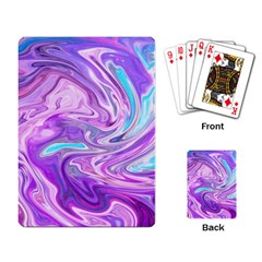 Abstract Art Texture Form Pattern Playing Card by Nexatart