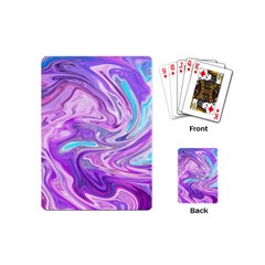 Abstract Art Texture Form Pattern Playing Cards (mini)  by Nexatart