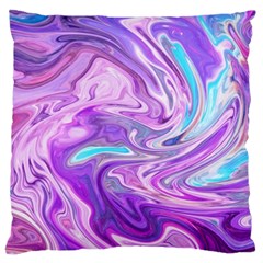 Abstract Art Texture Form Pattern Large Cushion Case (one Side) by Nexatart