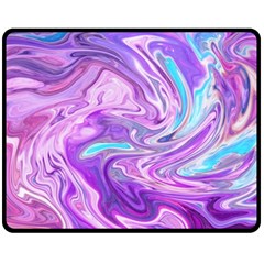 Abstract Art Texture Form Pattern Double Sided Fleece Blanket (medium)  by Nexatart