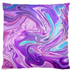 Abstract Art Texture Form Pattern Large Flano Cushion Case (two Sides) by Nexatart