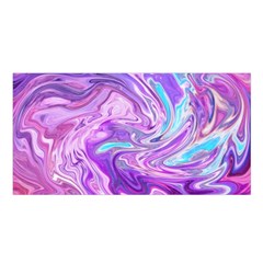 Abstract Art Texture Form Pattern Satin Shawl by Nexatart