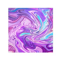 Abstract Art Texture Form Pattern Small Satin Scarf (square) by Nexatart