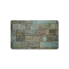 Wall Stone Granite Brick Solid Magnet (name Card) by Nexatart