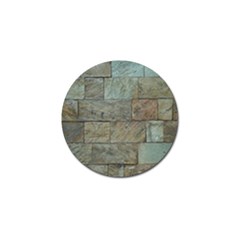 Wall Stone Granite Brick Solid Golf Ball Marker by Nexatart