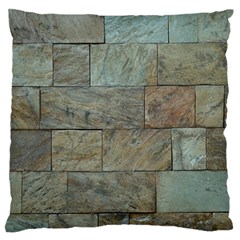 Wall Stone Granite Brick Solid Standard Flano Cushion Case (two Sides) by Nexatart