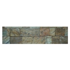 Wall Stone Granite Brick Solid Satin Scarf (oblong) by Nexatart