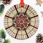 Pattern Round Abstract Geometric Ornament (Round) Front