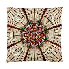 Pattern Round Abstract Geometric Standard Cushion Case (two Sides) by Nexatart