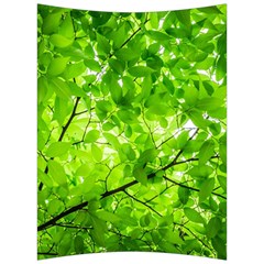 Green Wood The Leaves Twig Leaf Texture Back Support Cushion by Nexatart