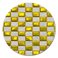 Pattern Desktop Square Wallpaper Magnet 5  (round) by Nexatart