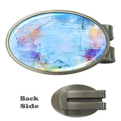 Background Art Abstract Watercolor Money Clips (oval)  by Nexatart