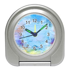 Background Art Abstract Watercolor Travel Alarm Clocks