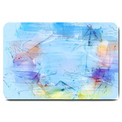 Background Art Abstract Watercolor Large Doormat  by Nexatart