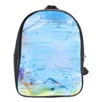 Background Art Abstract Watercolor School Bag (XL) Front