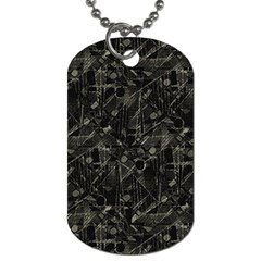 Abstract Collage Patchwork Pattern Dog Tag (two Sides) by dflcprints