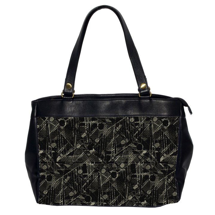 Abstract Collage Patchwork Pattern Office Handbags (2 Sides) 