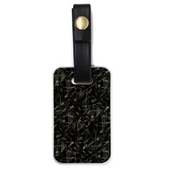 Abstract Collage Patchwork Pattern Luggage Tags (one Side)  by dflcprints