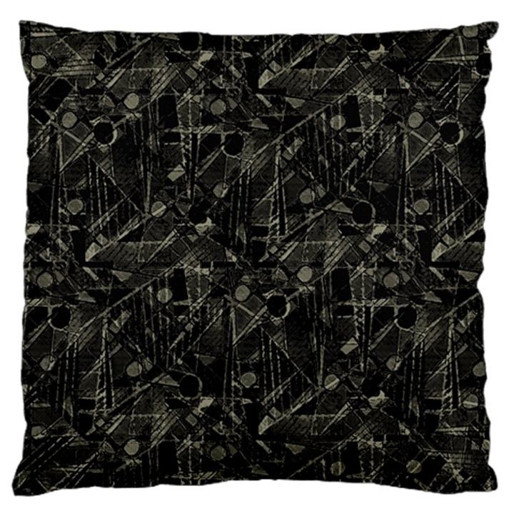 Abstract Collage Patchwork Pattern Standard Flano Cushion Case (Two Sides)