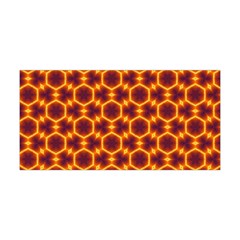 Black And Orange Diamond Pattern Yoga Headband