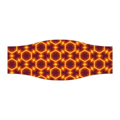 Black And Orange Diamond Pattern Stretchable Headband