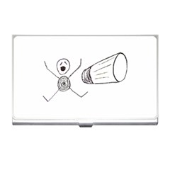 Violence Concept Drawing Illustration Small Business Card Holders by dflcprints