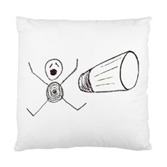 Violence Concept Drawing Illustration Small Standard Cushion Case (one Side) by dflcprints