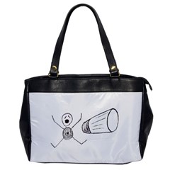 Violence Concept Drawing Illustration Small Office Handbags by dflcprints