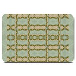 Celtic Wood Knots In Decorative Gold Large Doormat  30 x20  Door Mat