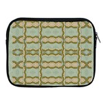 Celtic Wood Knots In Decorative Gold Apple iPad 2/3/4 Zipper Cases Front