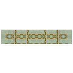 Celtic Wood Knots In Decorative Gold Small Flano Scarf by pepitasart