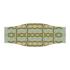 Celtic Wood Knots In Decorative Gold Stretchable Headband