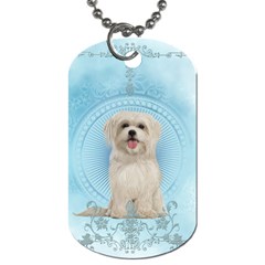 Cute Little Havanese Puppy Dog Tag (two Sides) by FantasyWorld7