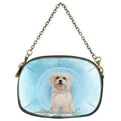 Cute Little Havanese Puppy Chain Purses (two Sides)  by FantasyWorld7