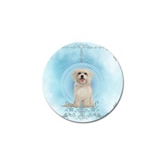 Cute Little Havanese Puppy Golf Ball Marker (4 Pack) by FantasyWorld7