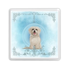 Cute Little Havanese Puppy Memory Card Reader (square)  by FantasyWorld7