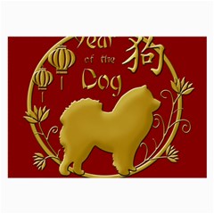 Year Of The Dog - Chinese New Year Large Glasses Cloth by Valentinaart