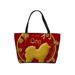 Year Of The Dog - Chinese New Year Shoulder Handbags by Valentinaart